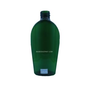 Chai nhựa PET 600ml màu xanh rêu
