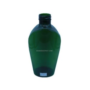 Chai nhựa PET 600ml màu xanh rêu 4