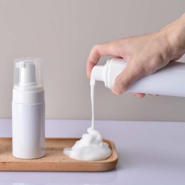 Chai sữa rửa mặt tạo bọt 100 – 200ml nhựa PET