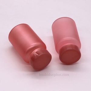 Lọ nhựa PET 230cc đựng thuốc màu hồng