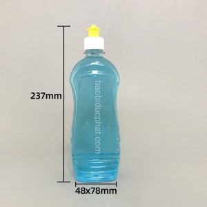 Chai nước rửa bát nhựa PET 400ml, 750ml