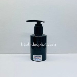 Chai bầu tròn nhựa PET màu đen dung tích 100ml