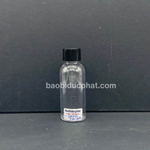 Chai body mist nhựa PET trong suốt 50ml