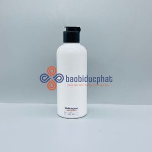 Chai dầu gội nhựa pet 200ml màu trắng sứ