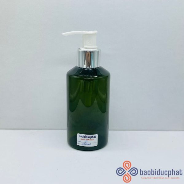 Chai dầu gội nhựa pet màu xanh 150ml