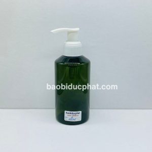 Chai dầu gội nhựa pet màu xanh 150ml