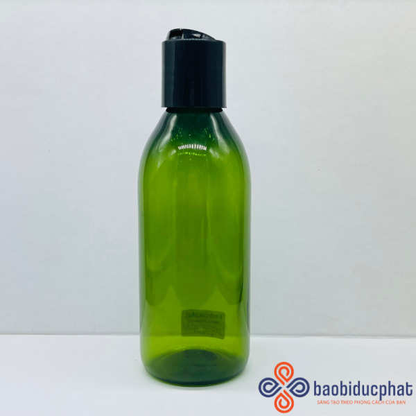 Chai dầu gội pet màu xanh 250ml