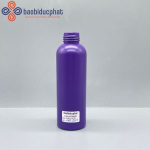 Chai dung dịch vệ sinh nhựa hdpe màu tím 130ml