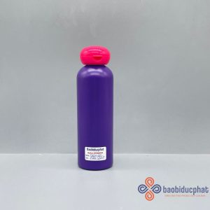 Chai dung dịch vệ sinh nhựa hdpe màu tím 130ml