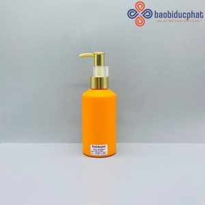 Chai HDPE 150ml màu cam