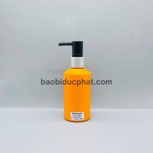 Chai HDPE 150ml màu cam