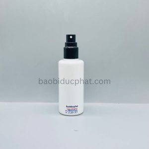 Chai mỹ phẩm nhựa pet trắng sứ 100ml