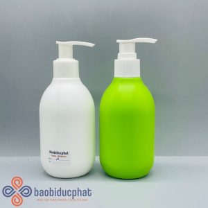 Chai nhựa hdpe 200ml màu trắng, màu xanh