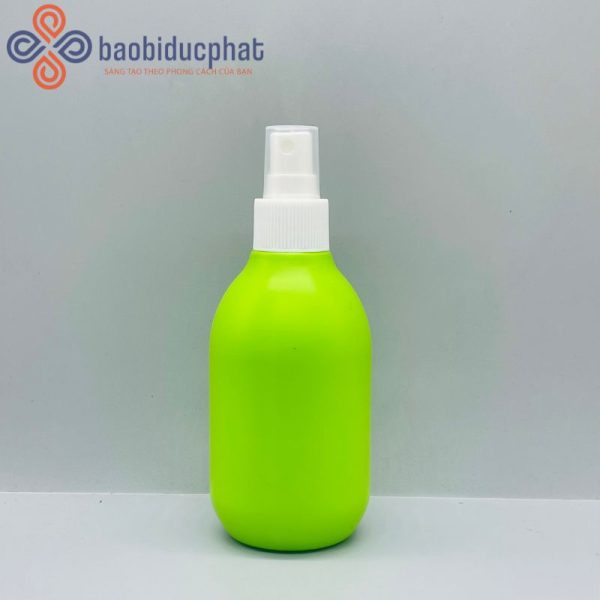 Chai nhựa hdpe 200ml màu trắng, màu xanh