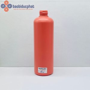 Chai nhựa HDPE 300ml màu đỏ đựng dầu gội