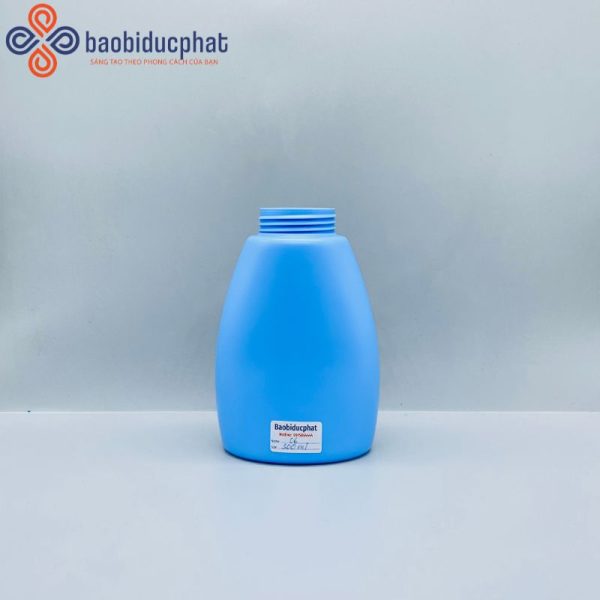 Chai nhựa HDPE 300ml màu xanh dương