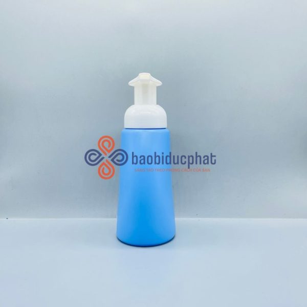 Chai nhựa HDPE 300ml màu xanh dương