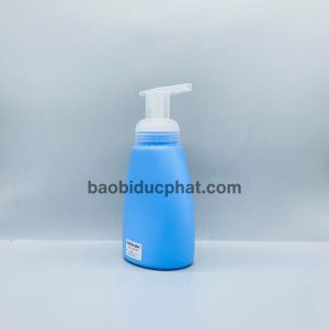 Chai nhựa HDPE 300ml màu xanh dương