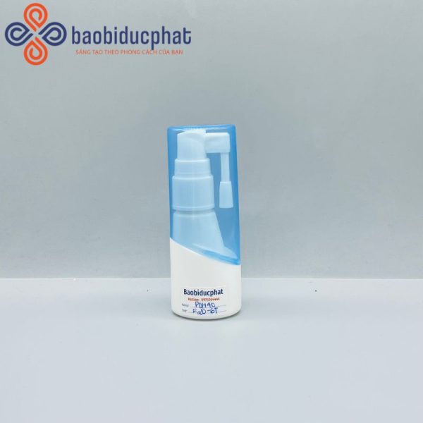 Chai nhựa HDPE 40ml màu trắng sứ