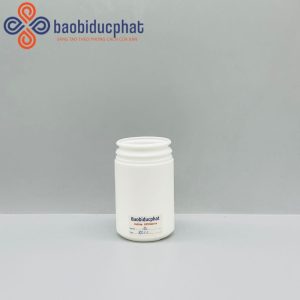 Chai nhựa hdpe đựng thuốc màu trắng sứ dung tích 80ml