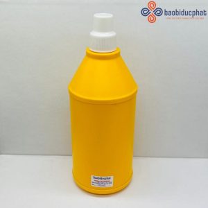 Chai nhựa HDPE màu vàng 500ml đựng dung dịch y tế