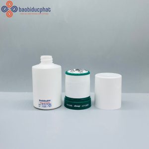 Chai nhựa HDPE trắng sứ 100ml