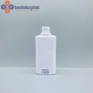 Chai nhựa PET 170ml màu trắng sứ