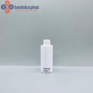 Chai nhựa PET 60ml cổ 20 màu trắng sứ