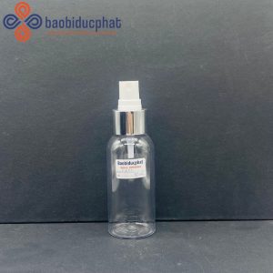 Chai nhựa PET 80ml trong suốt đựng mỹ phẩm