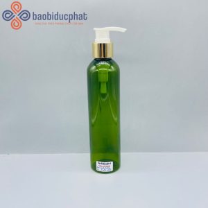 Chai nhựa pet dài màu xanh 200ml