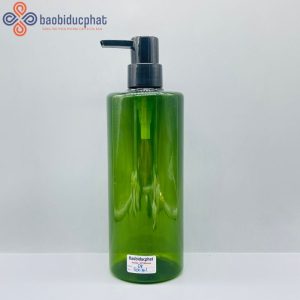 Chai nhựa pet dài màu xanh 520ml