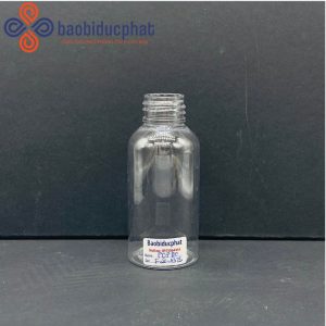 Chai nhựa pet đựng thuốc 80ml trong suốt