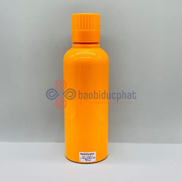 Chai nhựa PET màu cam 500ml