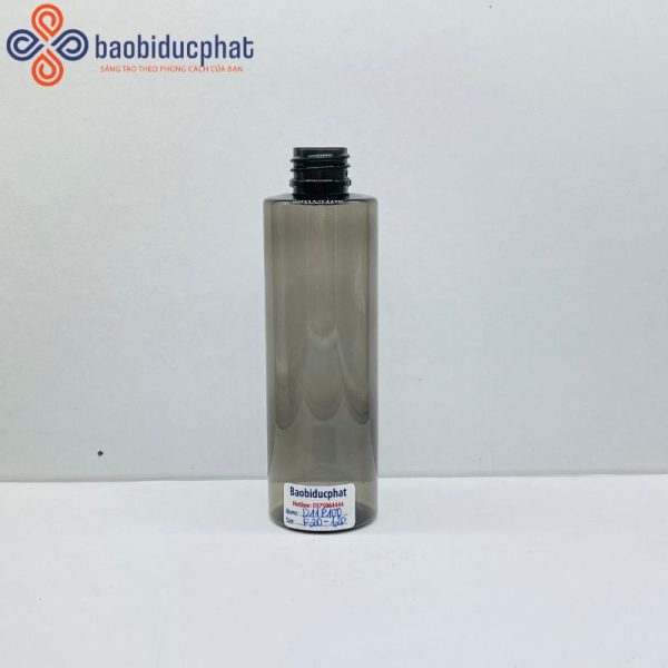 Chai nhựa pet màu đen 100ml