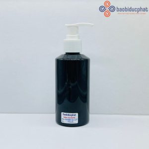 Chai nhựa PET màu đen 180ml