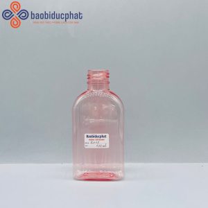 Chai nhựa PET màu hồng 120ml