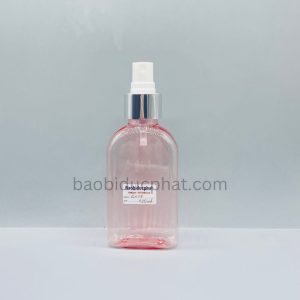 Chai nhựa PET màu hồng 120ml