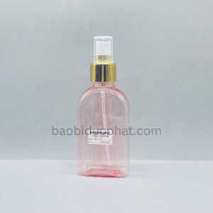 Chai nhựa PET màu hồng 120ml