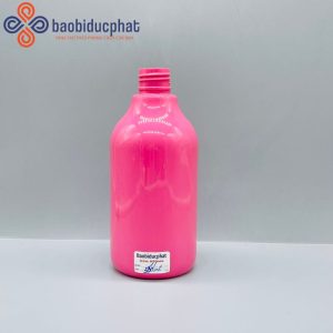 Chai nhựa pet màu hồng 330ml