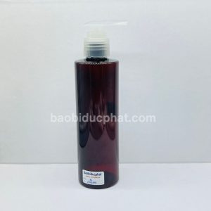 Chai nhựa PET màu nâu 200ml