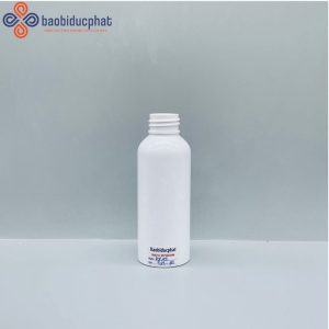 Chai nhựa PET 100ml màu trắng sứ