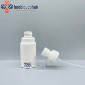 Chai nhựa PET màu trắng sứ 100ml