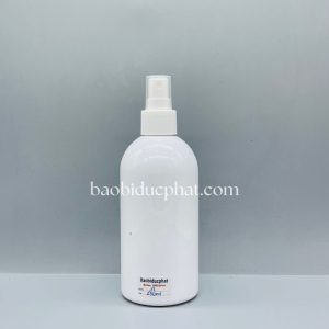 Chai nhựa pet màu trắng sứ 250ml