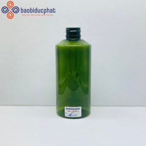 Chai nhựa pet màu xanh 200ml đựng dầu gội