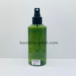 Chai nhựa pet màu xanh 200ml đựng dầu gội