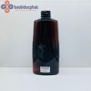 Chai nhựa pet thân bầu màu nâu 300ml