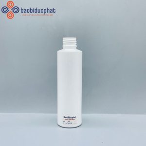 Chai nhựa pet trắng sứ 150ml đựng dầu gội