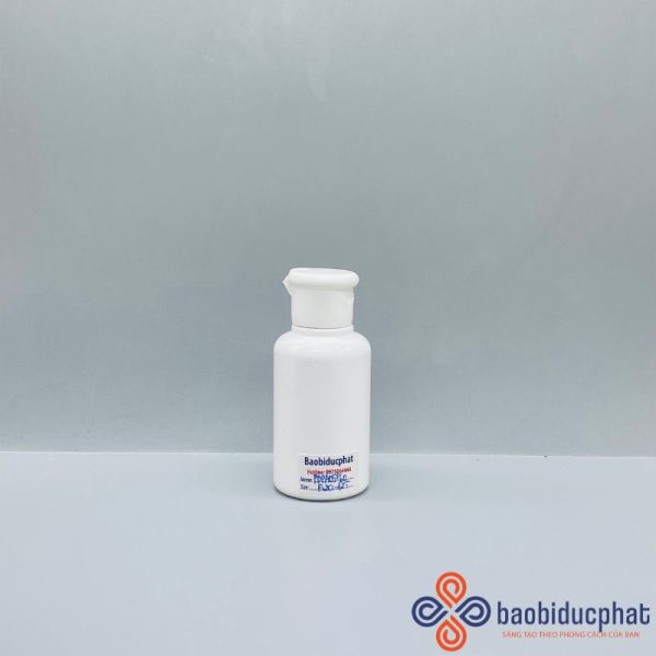 Chai nhựa PET 60ml màu trắng sứ