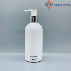 Chai nhựa pet trắng sứ dáng bầu 250ml