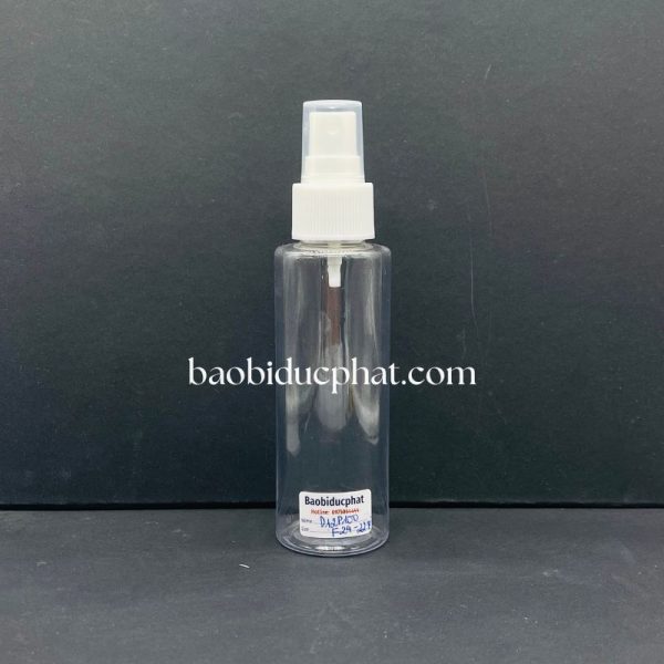 Chai nhựa pet trong suốt 100ml